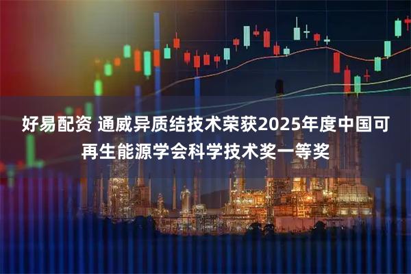 好易配资 通威异质结技术荣获2025年度中国可再生能源学会科学技术奖一等奖