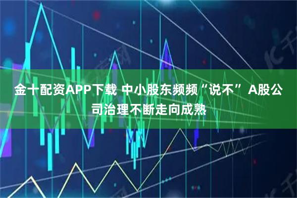 金十配资APP下载 中小股东频频“说不” A股公司治理不断走向成熟